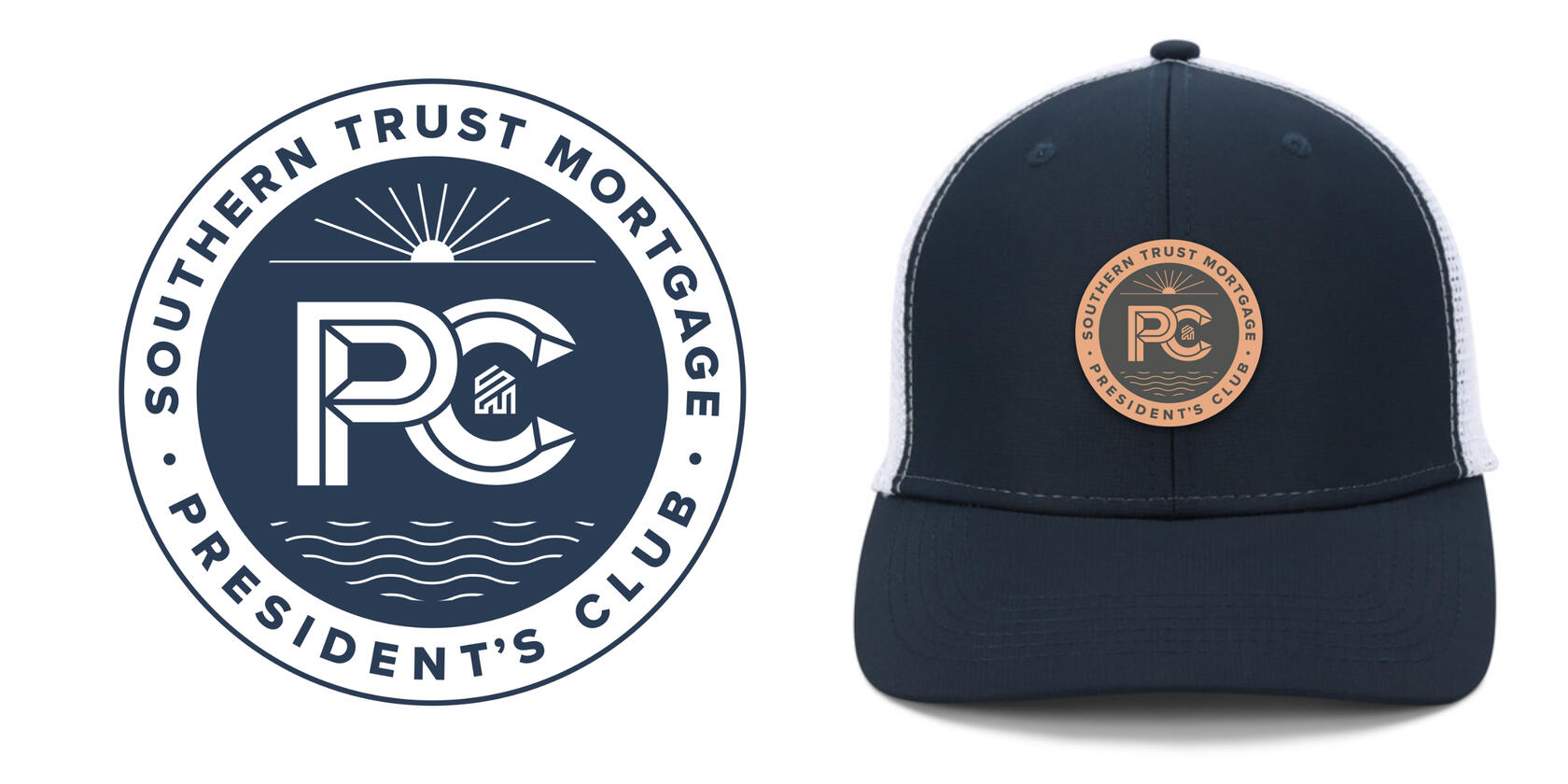 Hat design for Southern Trust Mortgage's "President's Club"